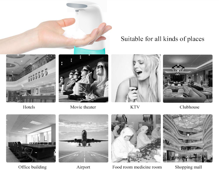 Auto Induction Foaming Hand Wash Dispenser - 99% Inhibition Of Bacteria & Durable Non-drip Design