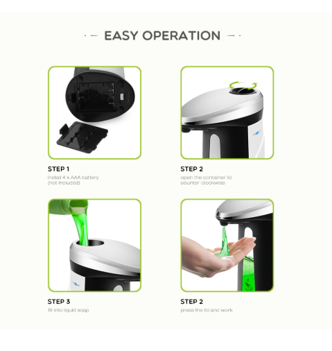 Automatic Liquid Soap Dispenser.