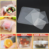 4 Pcs Silicone Food Wraps (Stay Fresh)